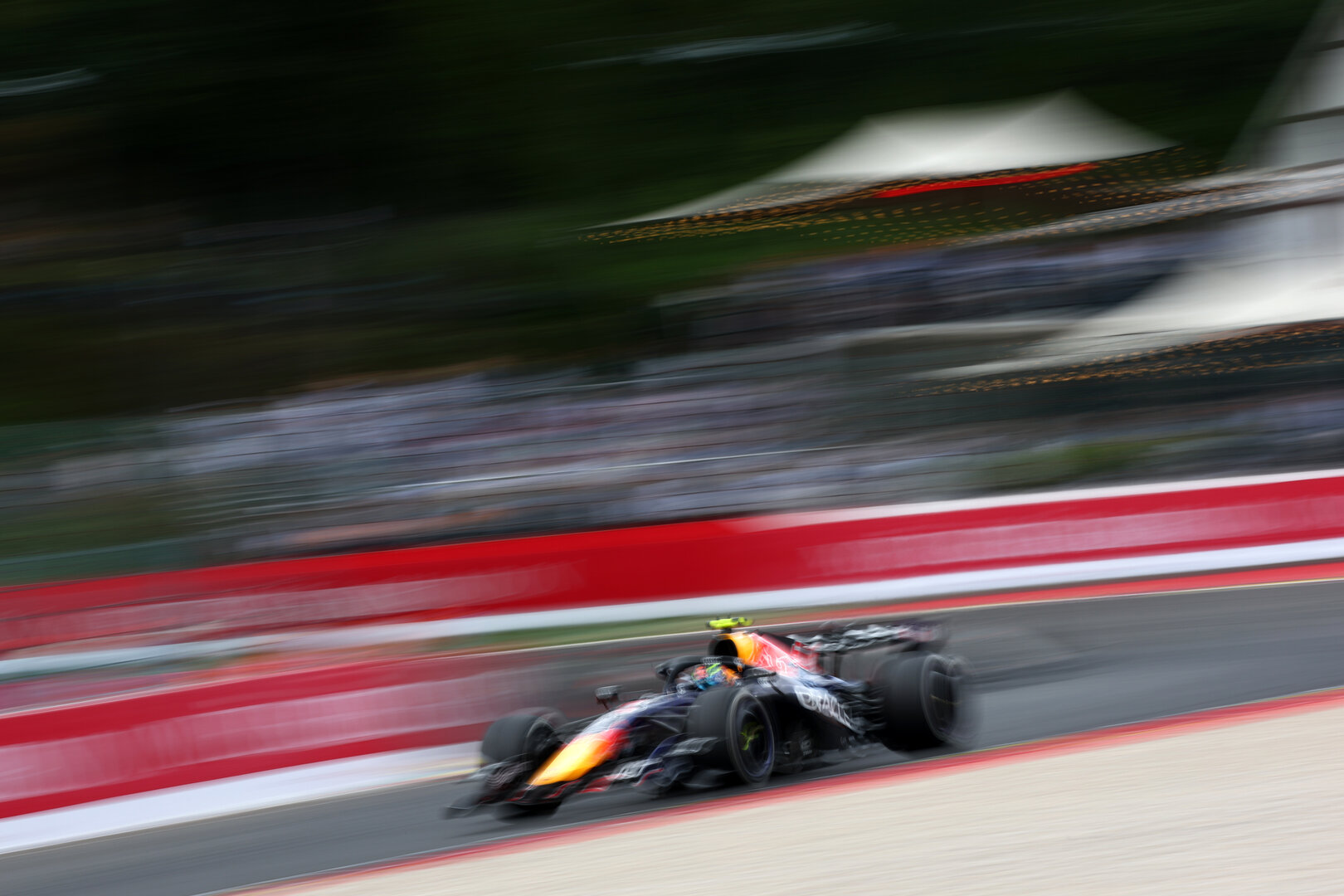GP BELGIO, Isack Hadjar (FRA) Red Bull Racing RB22.
19.07.2026. Formula 1 World Championship, Rd 10, Belgian Grand Prix, Spa Francorchamps, Belgium, Gara Day.
- www.xpbimages.com, EMail: requests@xpbimages.com © Copyright: Bearne / XPB Images