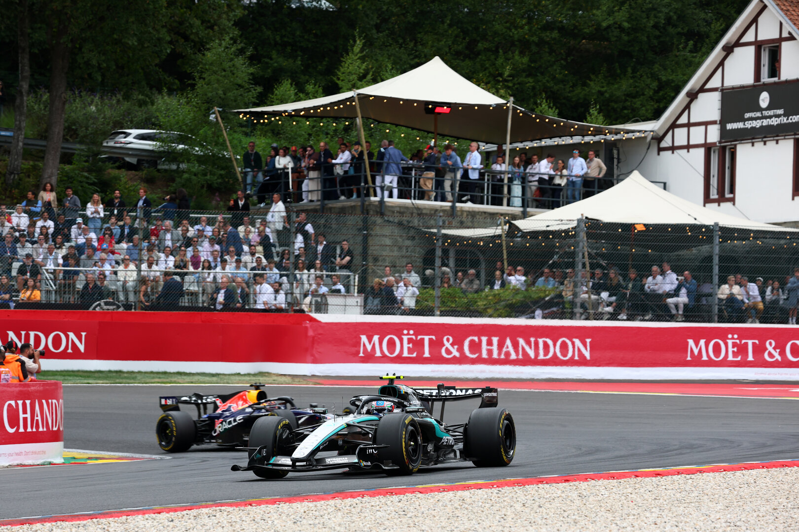 GP BELGIO, Andrea Kimi Antonelli (ITA) Mercedes AMG Formula One Team W17.
19.07.2026. Formula 1 World Championship, Rd 10, Belgian Grand Prix, Spa Francorchamps, Belgium, Gara Day.
- www.xpbimages.com, EMail: requests@xpbimages.com © Copyright: Bearne / XPB Images