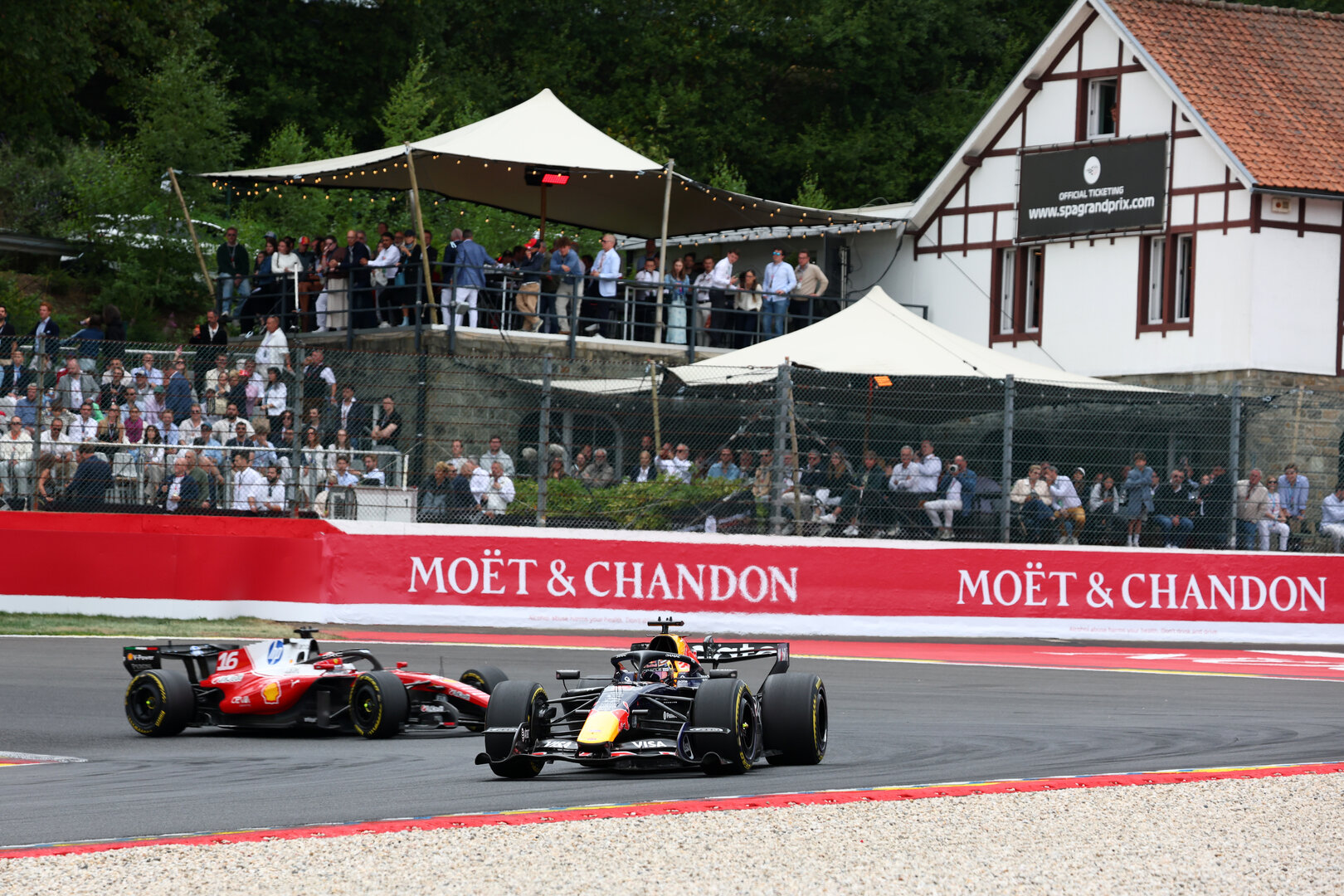 GP BELGIO, Max Verstappen (NLD) Red Bull Racing RB22.
19.07.2026. Formula 1 World Championship, Rd 10, Belgian Grand Prix, Spa Francorchamps, Belgium, Gara Day.
- www.xpbimages.com, EMail: requests@xpbimages.com © Copyright: Bearne / XPB Images