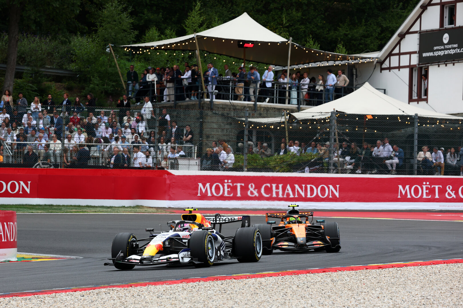 GP BELGIO, Liam Lawson (NZL) Racing Bulls Formula One Team VCARB 03.
19.07.2026. Formula 1 World Championship, Rd 10, Belgian Grand Prix, Spa Francorchamps, Belgium, Gara Day.
- www.xpbimages.com, EMail: requests@xpbimages.com © Copyright: Bearne / XPB Images