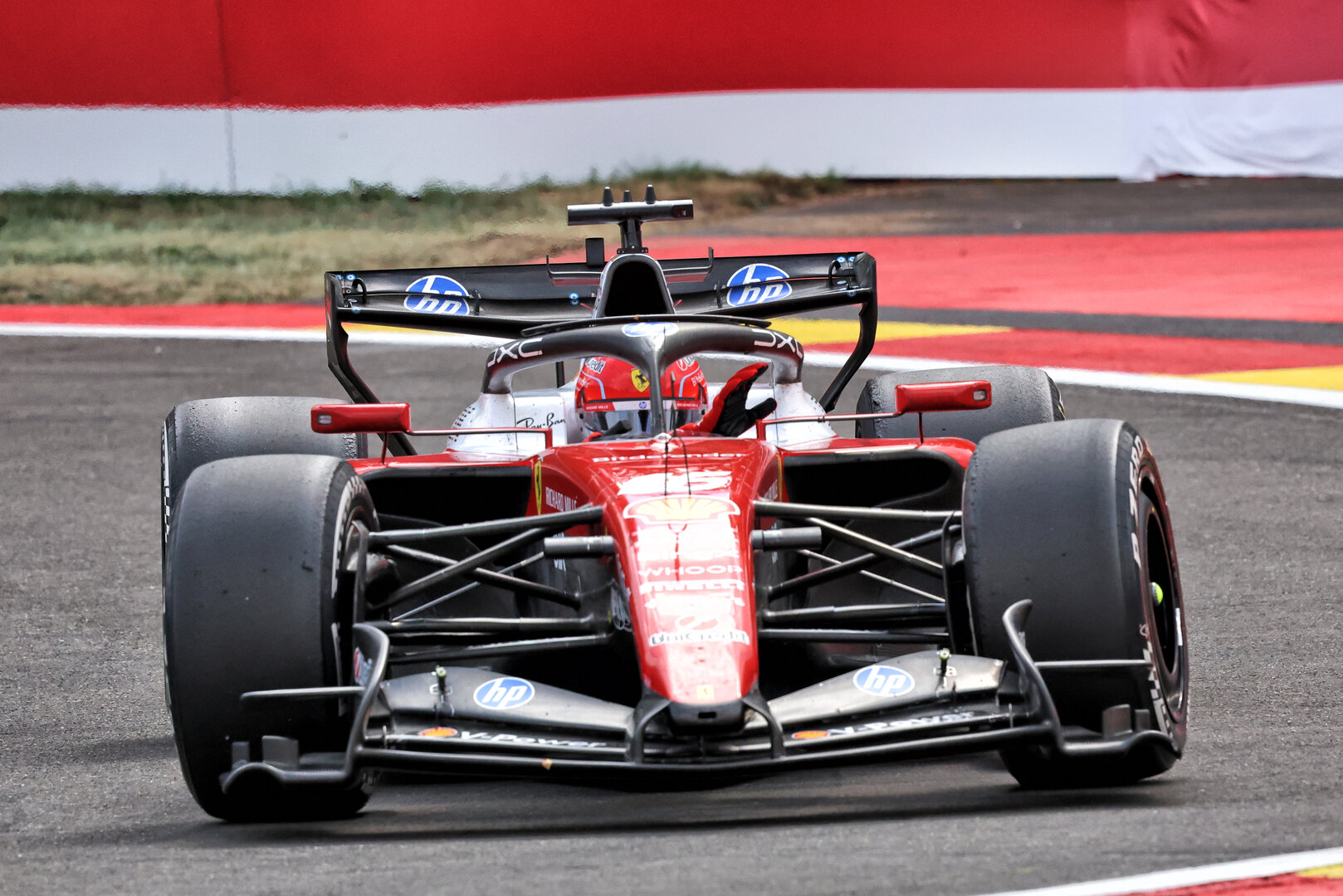 GP BELGIO, Charles Leclerc (MON) Ferrari SF-26 at the end of the race.
19.07.2026. Formula 1 World Championship, Rd 10, Belgian Grand Prix, Spa Francorchamps, Belgium, Gara Day.
- www.xpbimages.com, EMail: requests@xpbimages.com © Copyright: Batchelor / XPB Images