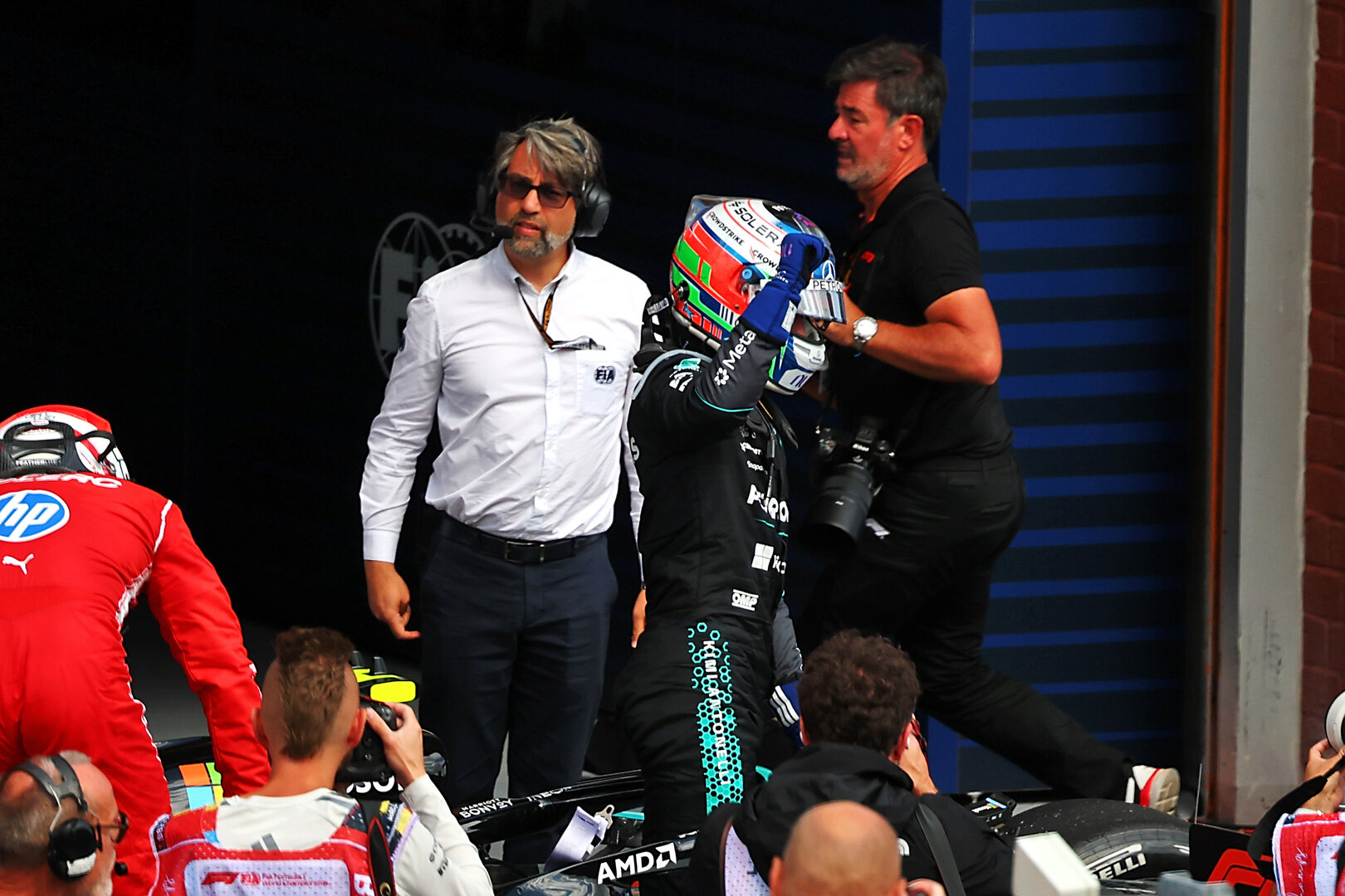 GP BELGIO, Gara winner Andrea Kimi Antonelli (ITA) Mercedes AMG Formula One Team celebrates in parc ferme.
19.07.2026. Formula 1 World Championship, Rd 10, Belgian Grand Prix, Spa Francorchamps, Belgium, Gara Day.
- www.xpbimages.com, EMail: requests@xpbimages.com © Copyright: Bearne / XPB Images