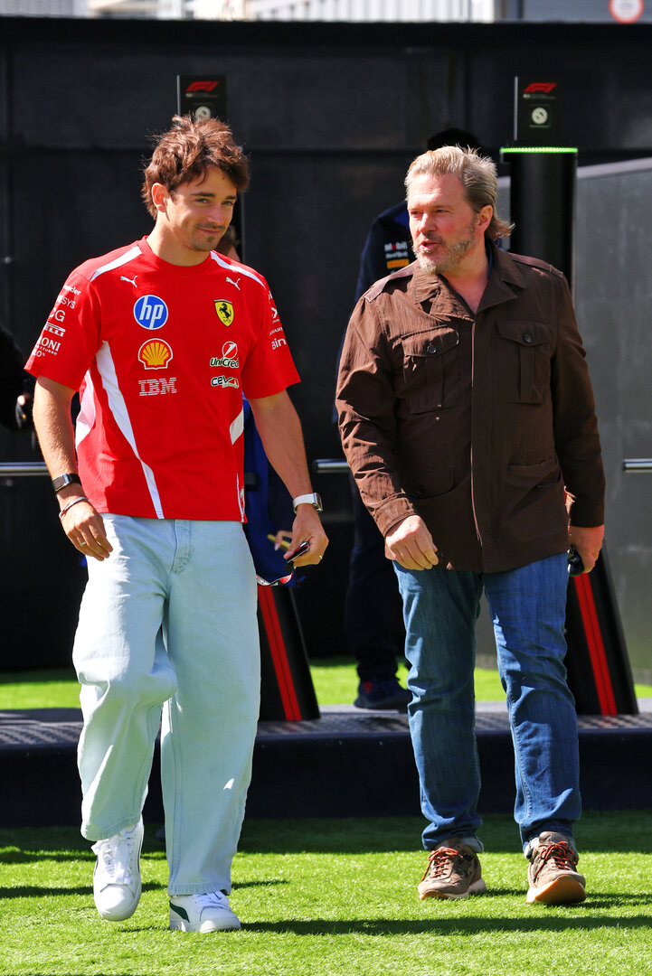 GP CANADA, (L to R): Charles Leclerc (MON) Ferrari with Gino Rosato (CDN).
21.05.2026. Formula 1 World Championship, Rd 5, Canadian Grand Prix, Montreal, Canada, Preparation Day.
- www.xpbimages.com, EMail: requests@xpbimages.com © Copyright: Bearne / XPB Images