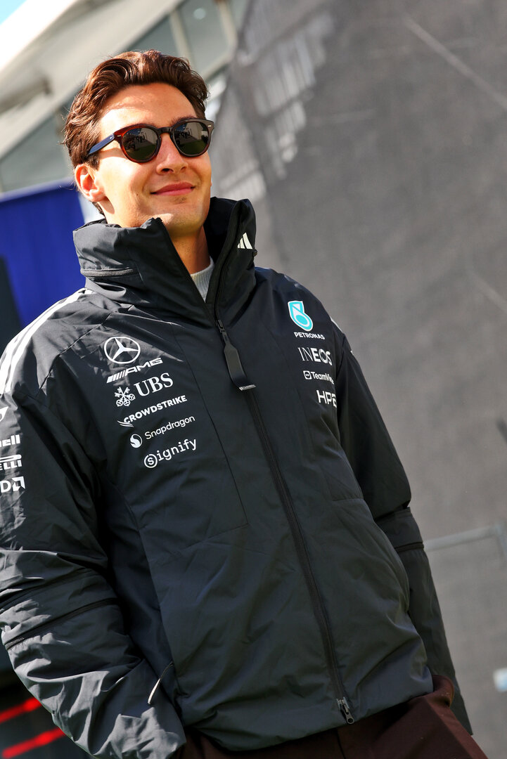 GP CANADA, George Russell (GBR) Mercedes AMG Formula One Team.
21.05.2026. Formula 1 World Championship, Rd 5, Canadian Grand Prix, Montreal, Canada, Preparation Day.
- www.xpbimages.com, EMail: requests@xpbimages.com © Copyright: Bearne / XPB Images