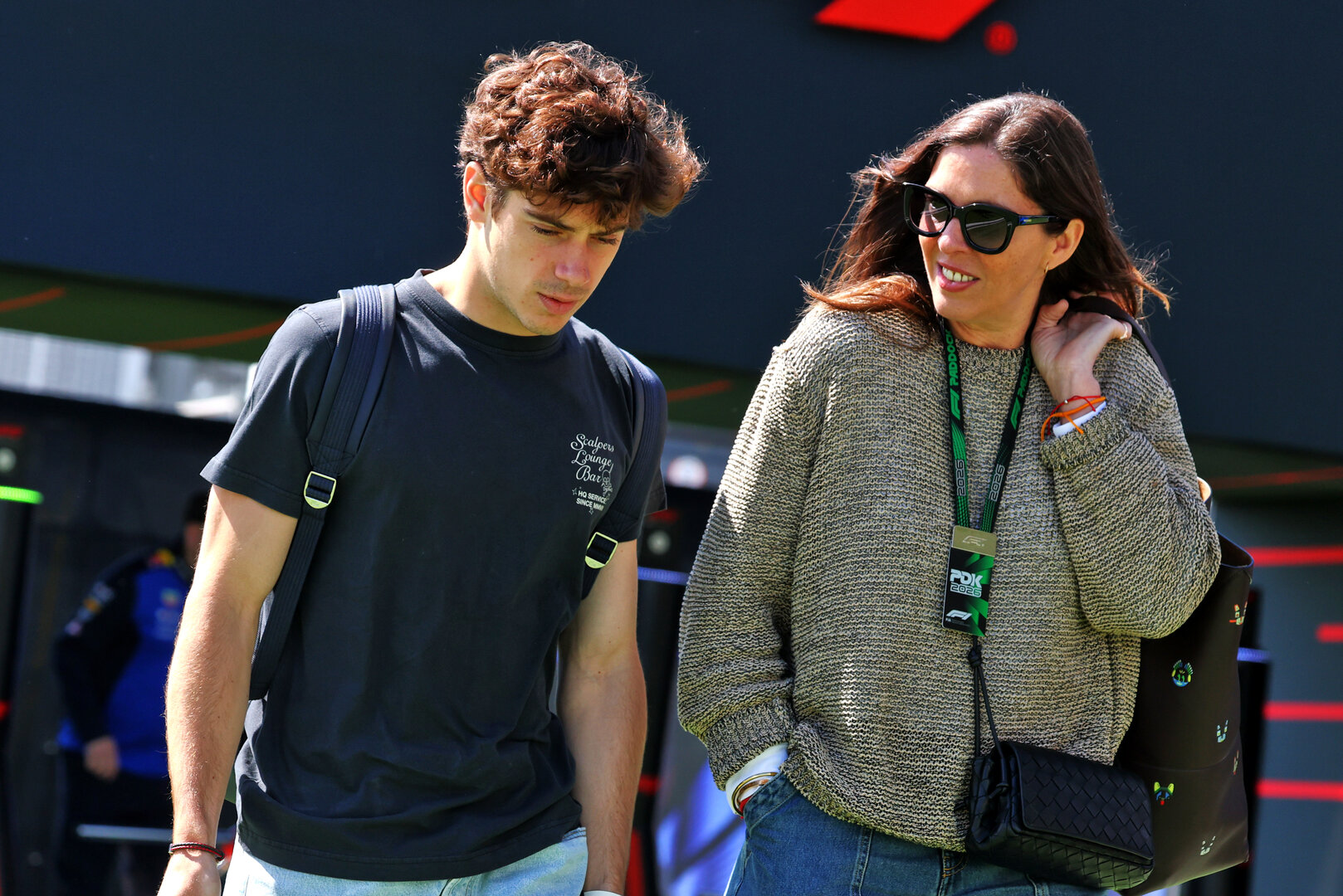 GP CANADA, (L to R): Franco Colapinto (ARG) Alpine F1 Team with Maria Catarineu (ESP) Bullet Sports Management Commercial Director.
21.05.2026. Formula 1 World Championship, Rd 5, Canadian Grand Prix, Montreal, Canada, Preparation Day.
- www.xpbimages.com, EMail: requests@xpbimages.com © Copyright: Bearne / XPB Images