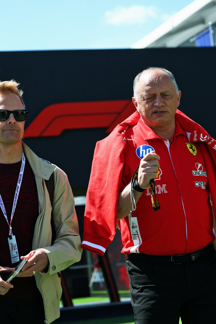 GP CANADA, (L to R): Heikki Kovalainen (FIN) e Frederic Vasseur (FRA) Ferrari Team Principal.
21.05.2026. Formula 1 World Championship, Rd 5, Canadian Grand Prix, Montreal, Canada, Preparation Day.
- www.xpbimages.com, EMail: requests@xpbimages.com © Copyright: Bearne / XPB Images