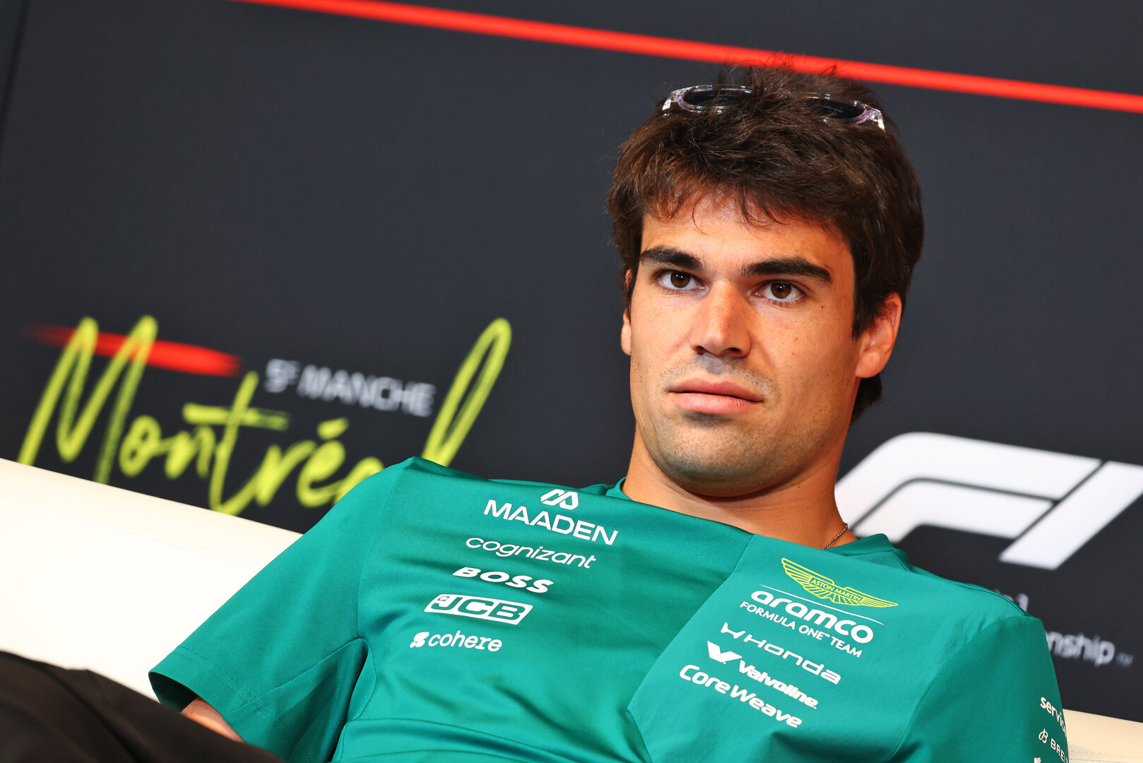 GP CANADA, Lance Stroll (CDN) Aston Martin F1 Team in the FIA Press Conference.
21.05.2026. Formula 1 World Championship, Rd 5, Canadian Grand Prix, Montreal, Canada, Preparation Day.
- www.xpbimages.com, EMail: requests@xpbimages.com © Copyright: Bearne / XPB Images