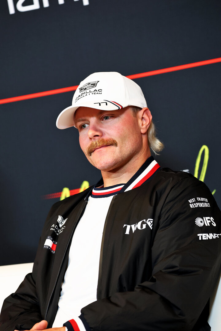 GP CANADA, Valtteri Bottas (FIN) Cadillac Formula 1 Team in the FIA Press Conference.
21.05.2026. Formula 1 World Championship, Rd 5, Canadian Grand Prix, Montreal, Canada, Preparation Day.
- www.xpbimages.com, EMail: requests@xpbimages.com © Copyright: Bearne / XPB Images
