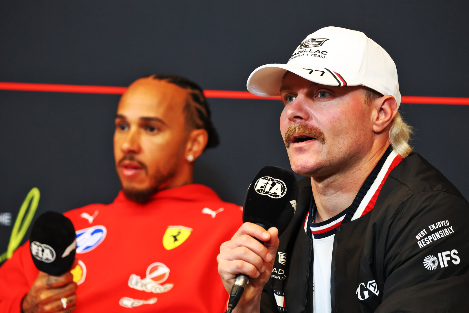 GP CANADA, Valtteri Bottas (FIN) Cadillac Formula 1 Team in the FIA Press Conference.
21.05.2026. Formula 1 World Championship, Rd 5, Canadian Grand Prix, Montreal, Canada, Preparation Day.
- www.xpbimages.com, EMail: requests@xpbimages.com © Copyright: Bearne / XPB Images