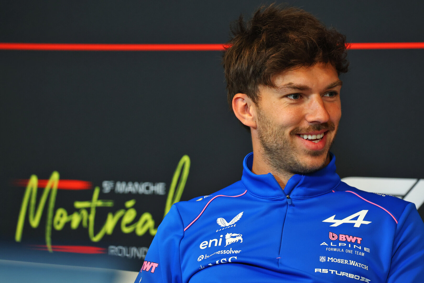 GP CANADA, Pierre Gasly (FRA) Alpine F1 Team in the FIA Press Conference.
21.05.2026. Formula 1 World Championship, Rd 5, Canadian Grand Prix, Montreal, Canada, Preparation Day.
- www.xpbimages.com, EMail: requests@xpbimages.com © Copyright: Bearne / XPB Images
