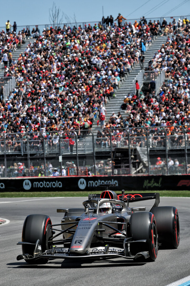 GP CANADA, Nico Hulkenberg (GER) Audi F1 Team R26.
22.05.2026. Formula 1 World Championship, Rd 5, Canadian Grand Prix, Montreal, Canada, Sprint Qualifiche Day.
- www.xpbimages.com, EMail: requests@xpbimages.com © Copyright: Moy / XPB Images