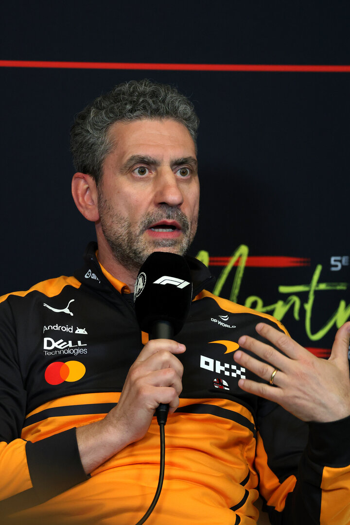 GP CANADA, Andrea Stella (ITA) McLaren F1 Team Team Principal in the FIA Press Conference.
22.05.2026. Formula 1 World Championship, Rd 5, Canadian Grand Prix, Montreal, Canada, Sprint Qualifiche Day.
- www.xpbimages.com, EMail: requests@xpbimages.com © Copyright: Moy / XPB Images