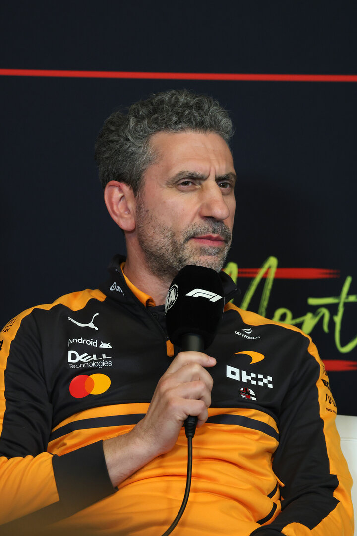 GP CANADA, Andrea Stella (ITA) McLaren F1 Team Team Principal in the FIA Press Conference.
22.05.2026. Formula 1 World Championship, Rd 5, Canadian Grand Prix, Montreal, Canada, Sprint Qualifiche Day.
- www.xpbimages.com, EMail: requests@xpbimages.com © Copyright: Moy / XPB Images