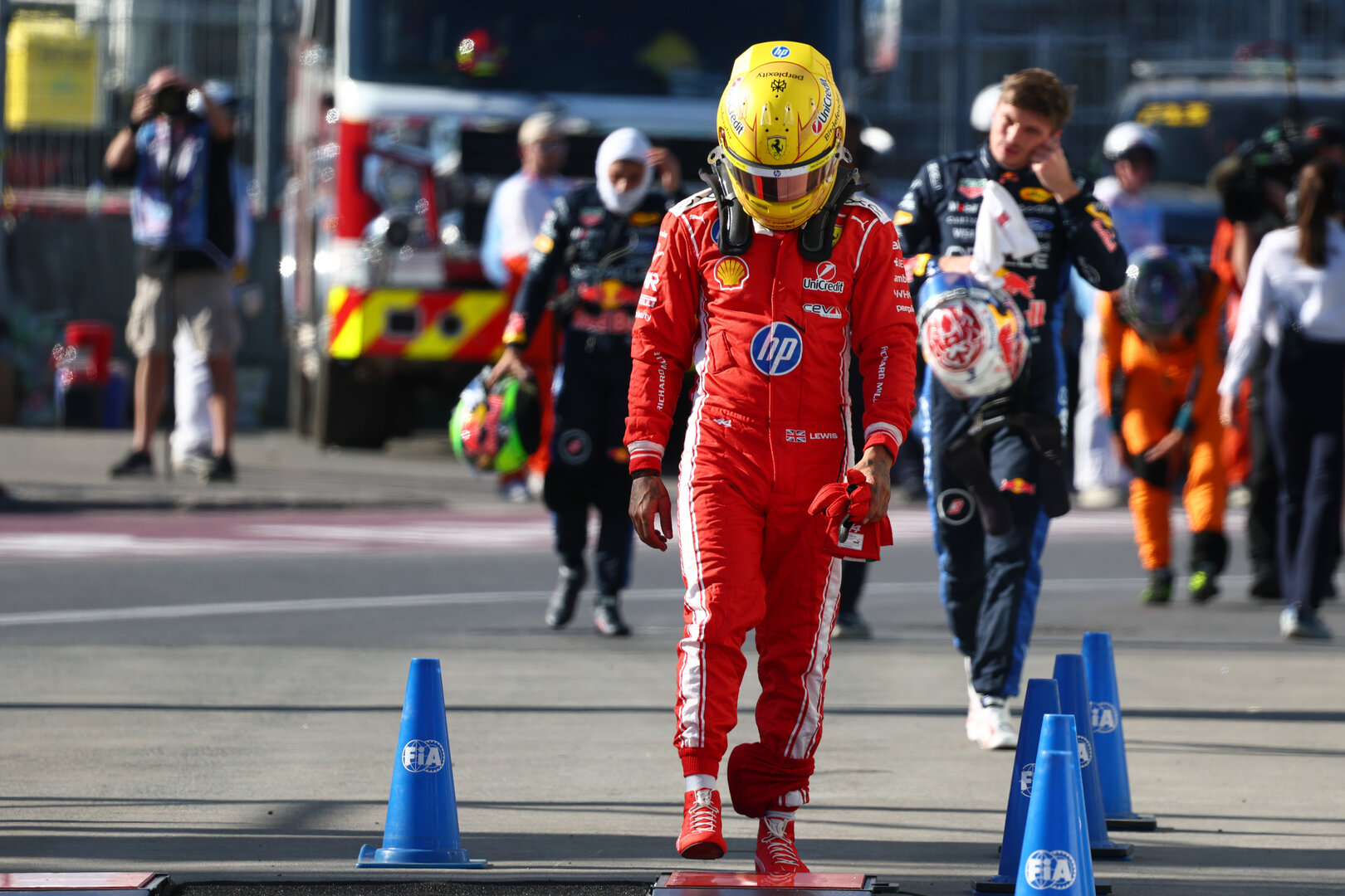 GP CANADA, Lewis Hamilton (GBR) Ferrari in Sprint qualifying parc ferme.
22.05.2026. Formula 1 World Championship, Rd 5, Canadian Grand Prix, Montreal, Canada, Sprint Qualifiche Day.
- www.xpbimages.com, EMail: requests@xpbimages.com © Copyright: Bearne / XPB Images