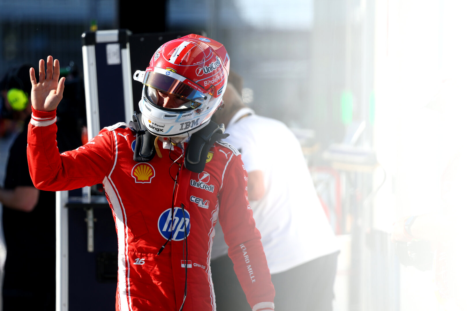 GP CANADA, Charles Leclerc (MON) Ferrari in Sprint qualifying parc ferme.
22.05.2026. Formula 1 World Championship, Rd 5, Canadian Grand Prix, Montreal, Canada, Sprint Qualifiche Day.
- www.xpbimages.com, EMail: requests@xpbimages.com © Copyright: Bearne / XPB Images