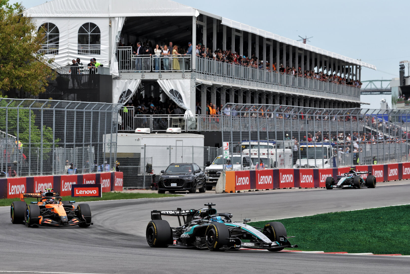 GP CANADA, George Russell (GBR) Mercedes AMG Formula One Team W17.
23.05.2026. Formula 1 World Championship, Rd 5, Canadian Grand Prix, Montreal, Canada, Sprint e Qualifiche Day.
- www.xpbimages.com, EMail: requests@xpbimages.com © Copyright: Dunbar / XPB Images