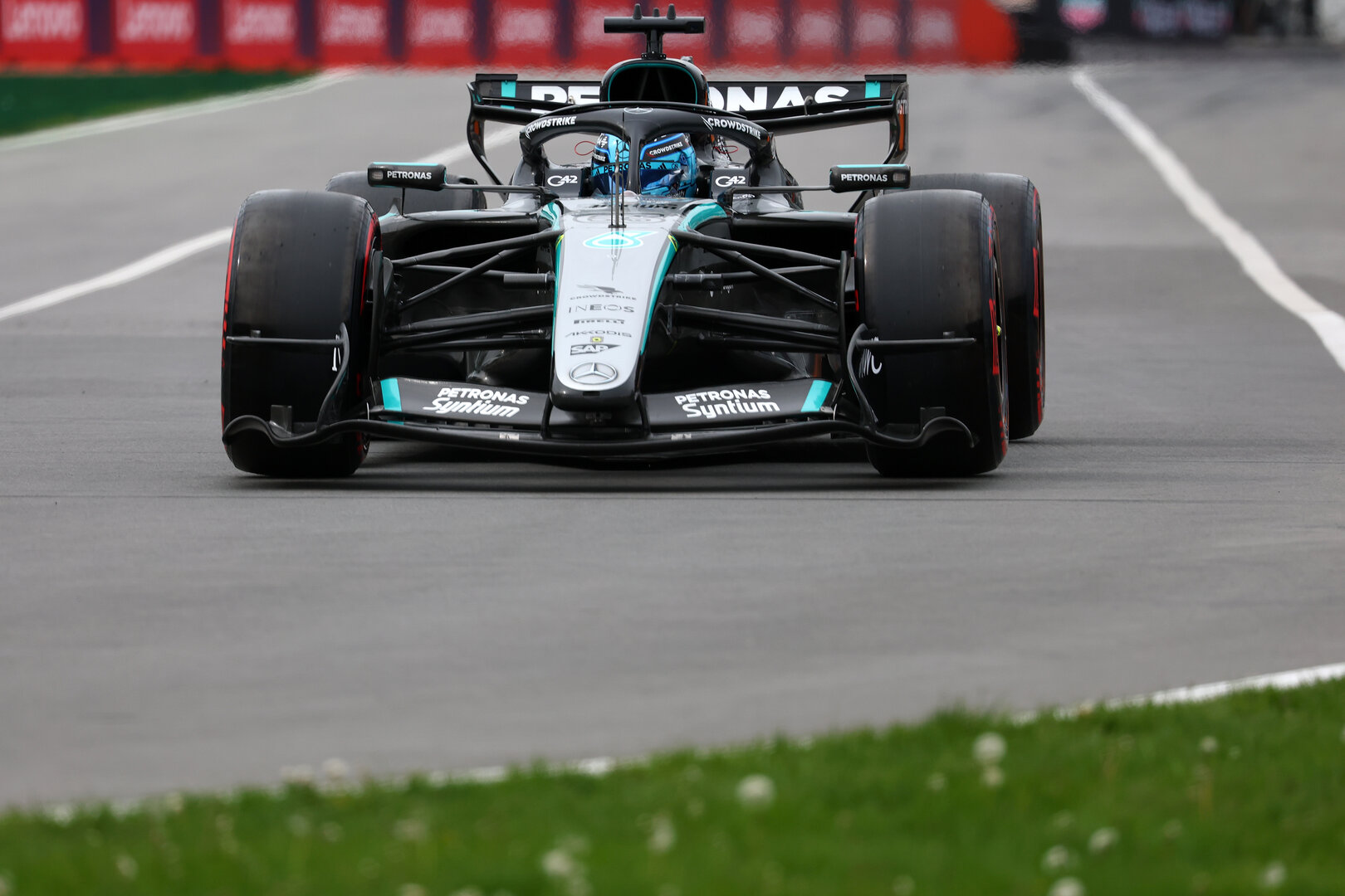 GP CANADA, George Russell (GBR) Mercedes AMG Formula One Team W17.
23.05.2026. Formula 1 World Championship, Rd 5, Canadian Grand Prix, Montreal, Canada, Sprint e Qualifiche Day.
- www.xpbimages.com, EMail: requests@xpbimages.com © Copyright: Bearne / XPB Images
