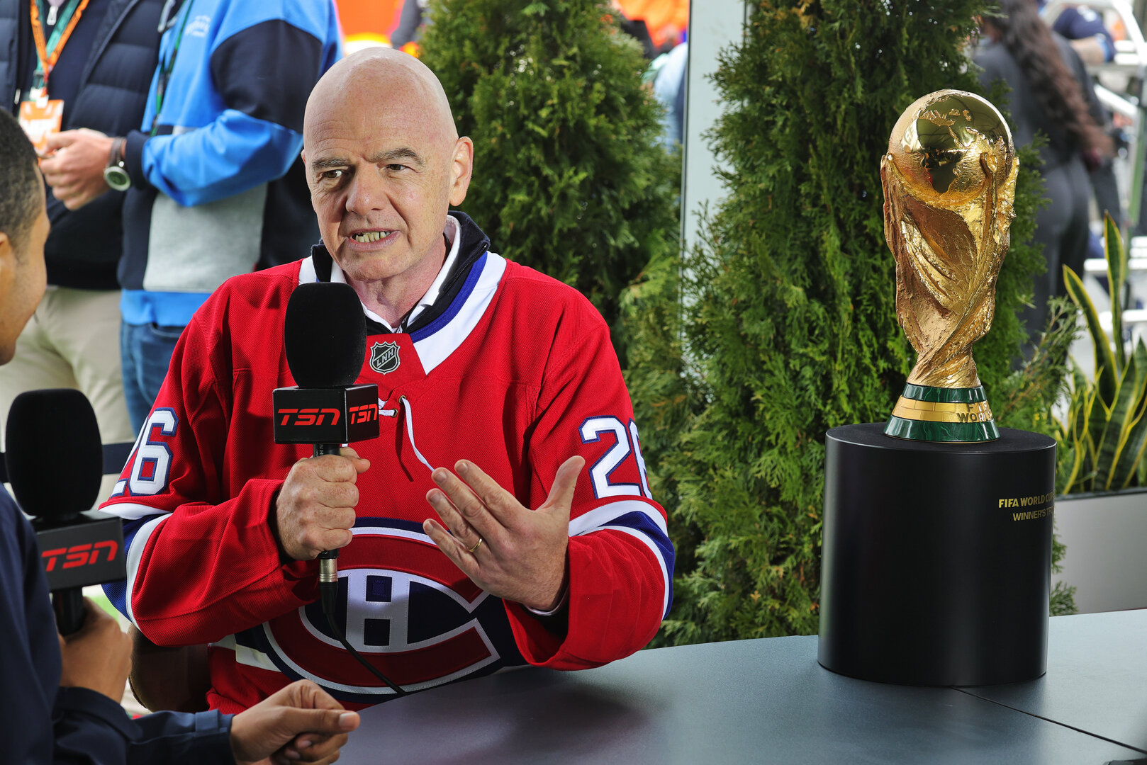 GP CANADA, Gianni Infantino (SUI) / (ITA) FIFA President.
24.05.2026. Formula 1 World Championship, Rd 5, Canadian Grand Prix, Montreal, Canada, Gara Day.
- www.xpbimages.com, EMail: requests@xpbimages.com © Copyright: Moy / XPB Images