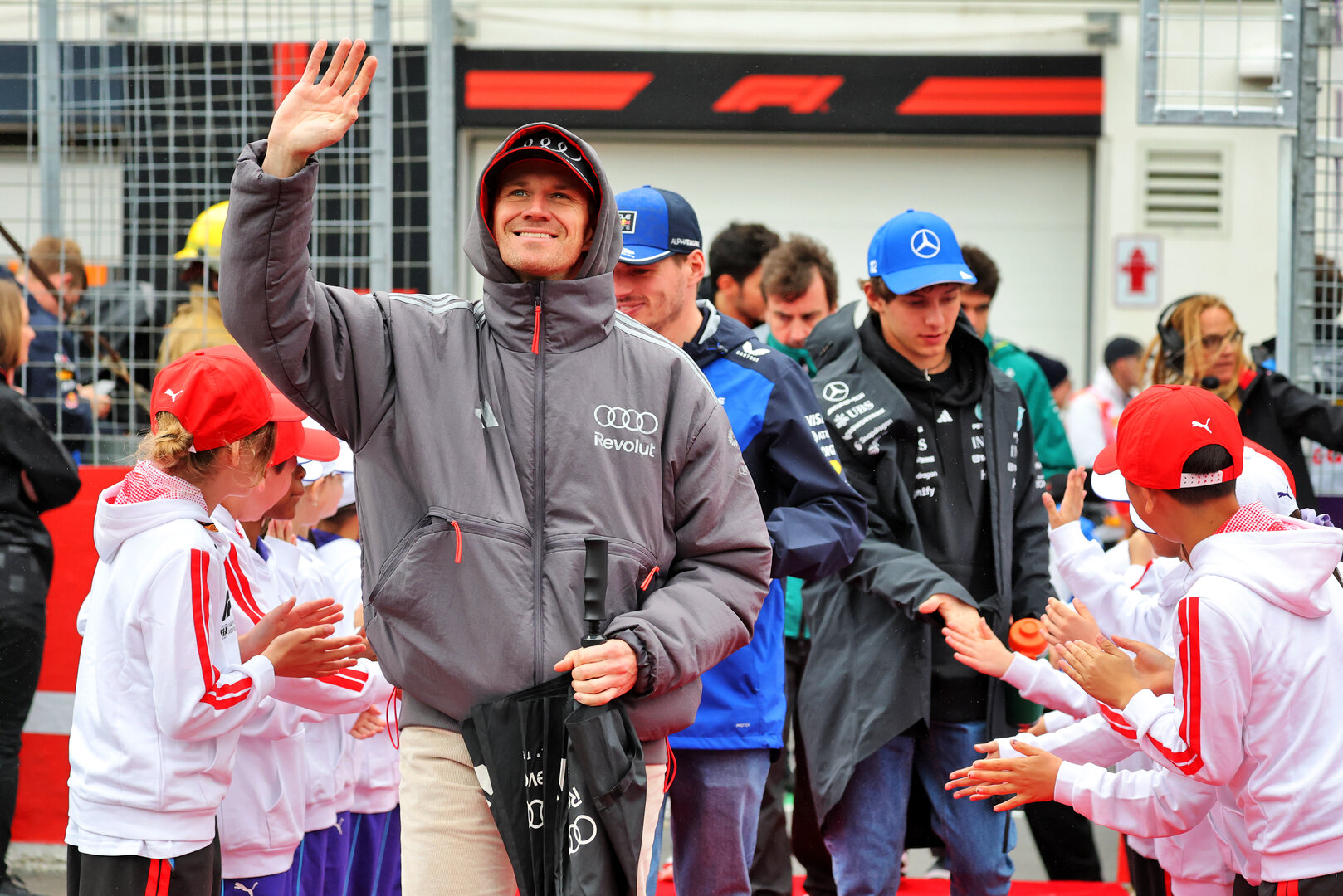 GP CANADA, Nico Hulkenberg (GER) Audi F1 Team on the drivers' parade.
24.05.2026. Formula 1 World Championship, Rd 5, Canadian Grand Prix, Montreal, Canada, Gara Day.
- www.xpbimages.com, EMail: requests@xpbimages.com © Copyright: Charniaux / XPB Images