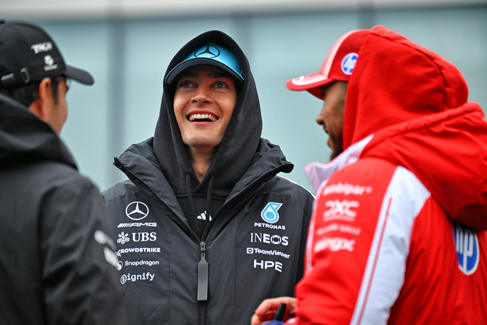 GP CANADA, George Russell (GBR) Mercedes AMG Formula One Team on the drivers' parade.
24.05.2026. Formula 1 World Championship, Rd 5, Canadian Grand Prix, Montreal, Canada, Gara Day.
- www.xpbimages.com, EMail: requests@xpbimages.com © Copyright: Price / XPB Images