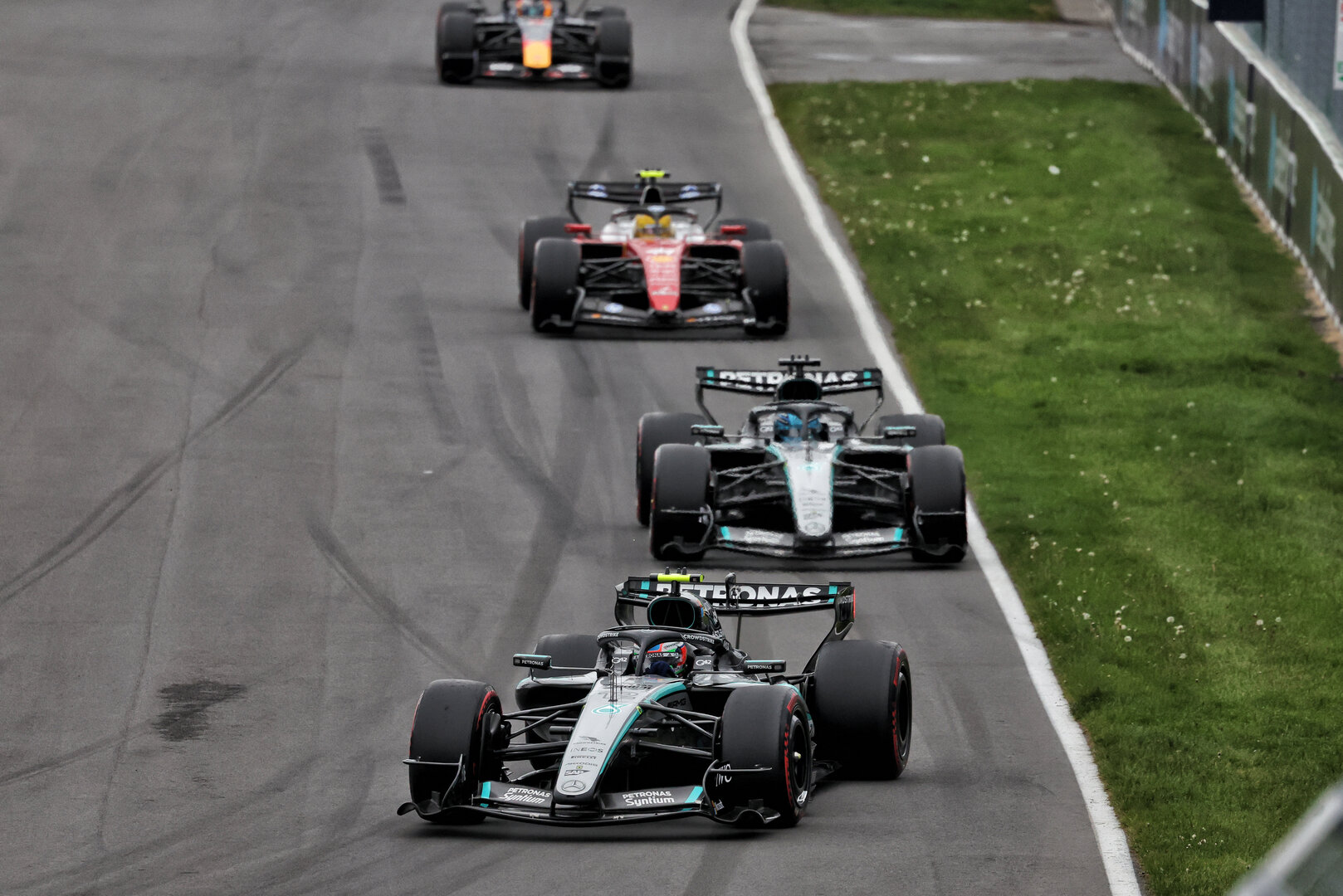GP CANADA, Andrea Kimi Antonelli (ITA) Mercedes AMG Formula One Team W17.
24.05.2026. Formula 1 World Championship, Rd 5, Canadian Grand Prix, Montreal, Canada, Gara Day.
 - www.xpbimages.com, EMail: requests@xpbimages.com © Copyright: Dunbar / XPB Images