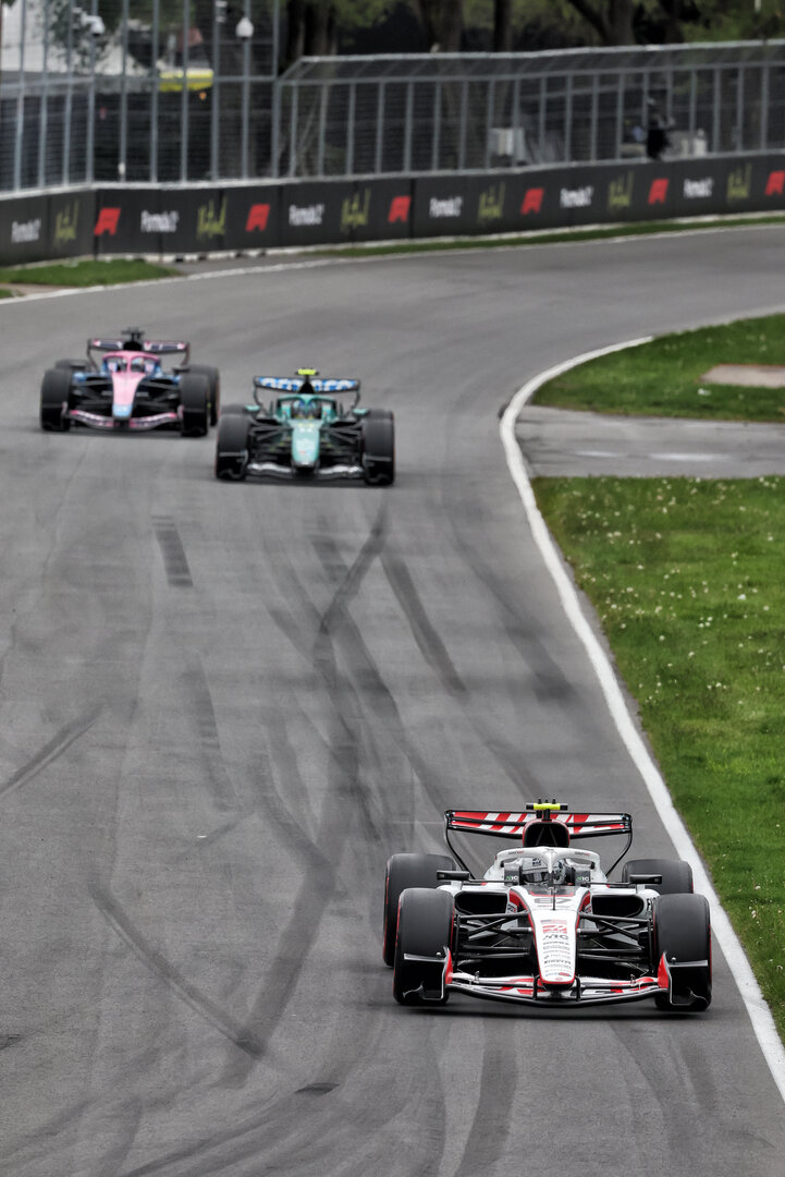 GP CANADA, Oliver Bearman (GBR) Haas F1 Team VF-26.
24.05.2026. Formula 1 World Championship, Rd 5, Canadian Grand Prix, Montreal, Canada, Gara Day.
 - www.xpbimages.com, EMail: requests@xpbimages.com © Copyright: Dunbar / XPB Images