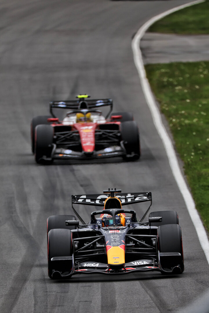GP CANADA, Max Verstappen (NLD) Red Bull Racing RB22.
24.05.2026. Formula 1 World Championship, Rd 5, Canadian Grand Prix, Montreal, Canada, Gara Day.
 - www.xpbimages.com, EMail: requests@xpbimages.com © Copyright: Dunbar / XPB Images