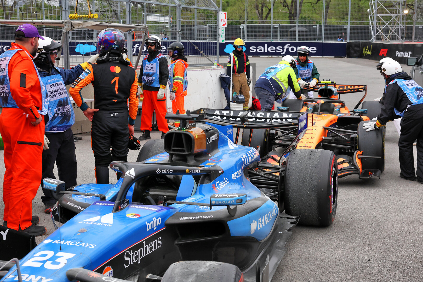 GP CANADA, Lando Norris (GBR) McLaren F1 Team retired from the race.
24.05.2026. Formula 1 World Championship, Rd 5, Canadian Grand Prix, Montreal, Canada, Gara Day.
 - www.xpbimages.com, EMail: requests@xpbimages.com © Copyright: Dunbar / XPB Images