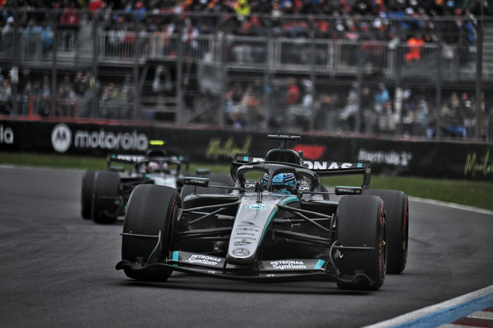 GP CANADA, George Russell (GBR) Mercedes AMG Formula One Team W17.
24.05.2026. Formula 1 World Championship, Rd 5, Canadian Grand Prix, Montreal, Canada, Gara Day.
- www.xpbimages.com, EMail: requests@xpbimages.com © Copyright: Price / XPB Images