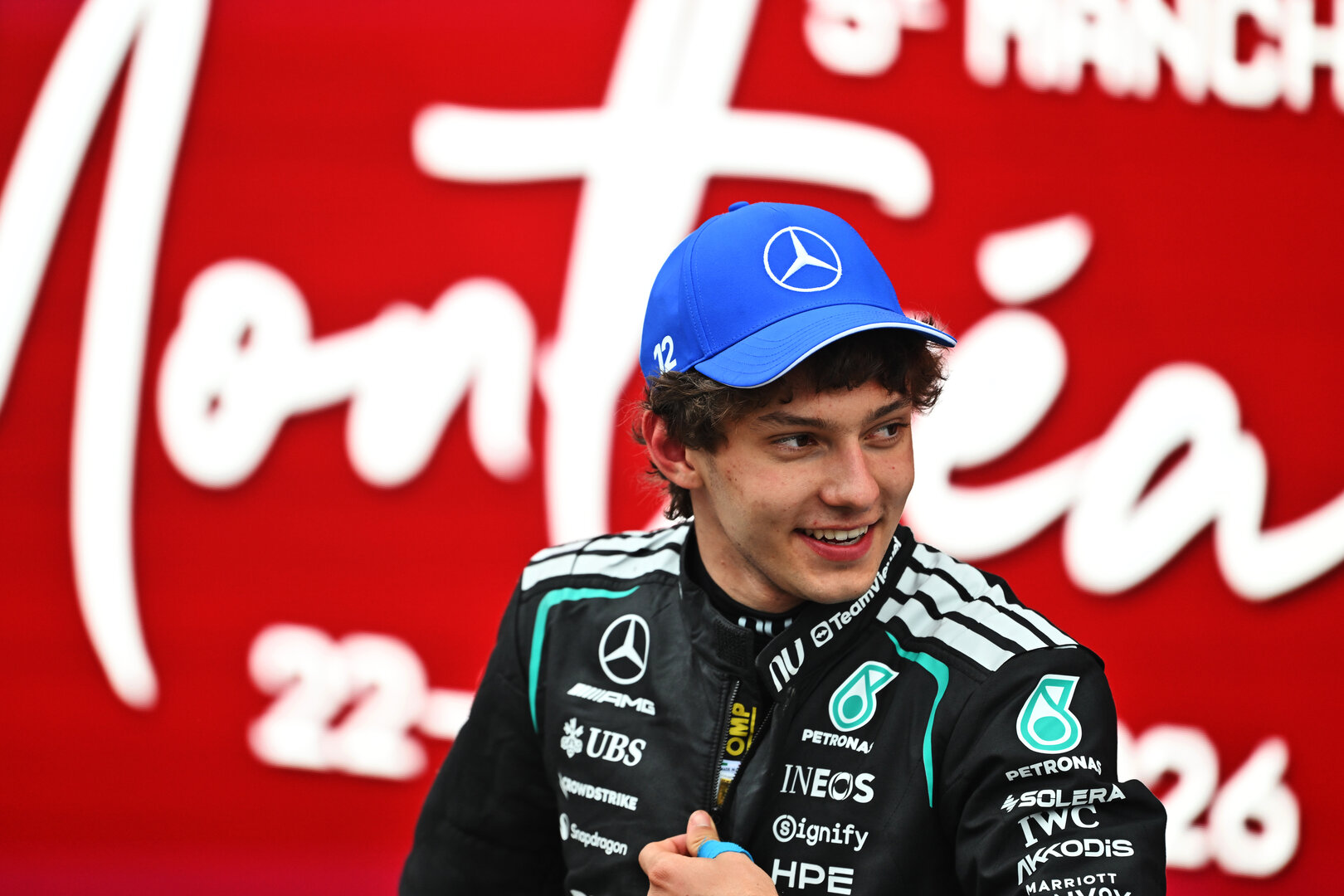 GP CANADA, Gara winner Andrea Kimi Antonelli (ITA) Mercedes AMG Formula One Team celebrates on the podium.
24.05.2026. Formula 1 World Championship, Rd 5, Canadian Grand Prix, Montreal, Canada, Gara Day.
- www.xpbimages.com, EMail: requests@xpbimages.com © Copyright: Price / XPB Images