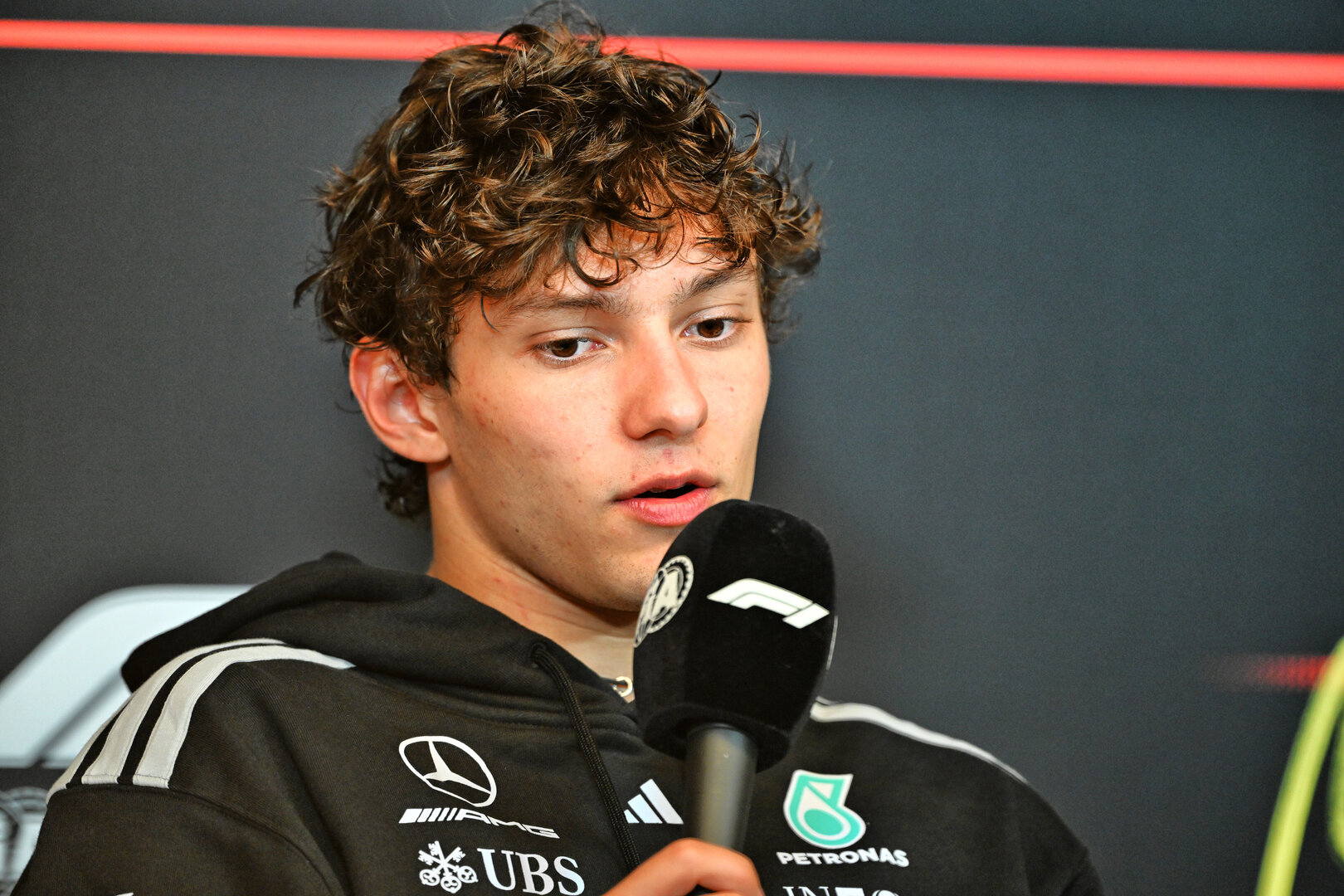 GP CANADA, Andrea Kimi Antonelli (ITA) Mercedes AMG Formula One Team in the post race FIA Press Conference.
24.05.2026. Formula 1 World Championship, Rd 5, Canadian Grand Prix, Montreal, Canada, Gara Day.
- www.xpbimages.com, EMail: requests@xpbimages.com © Copyright: Price / XPB Images