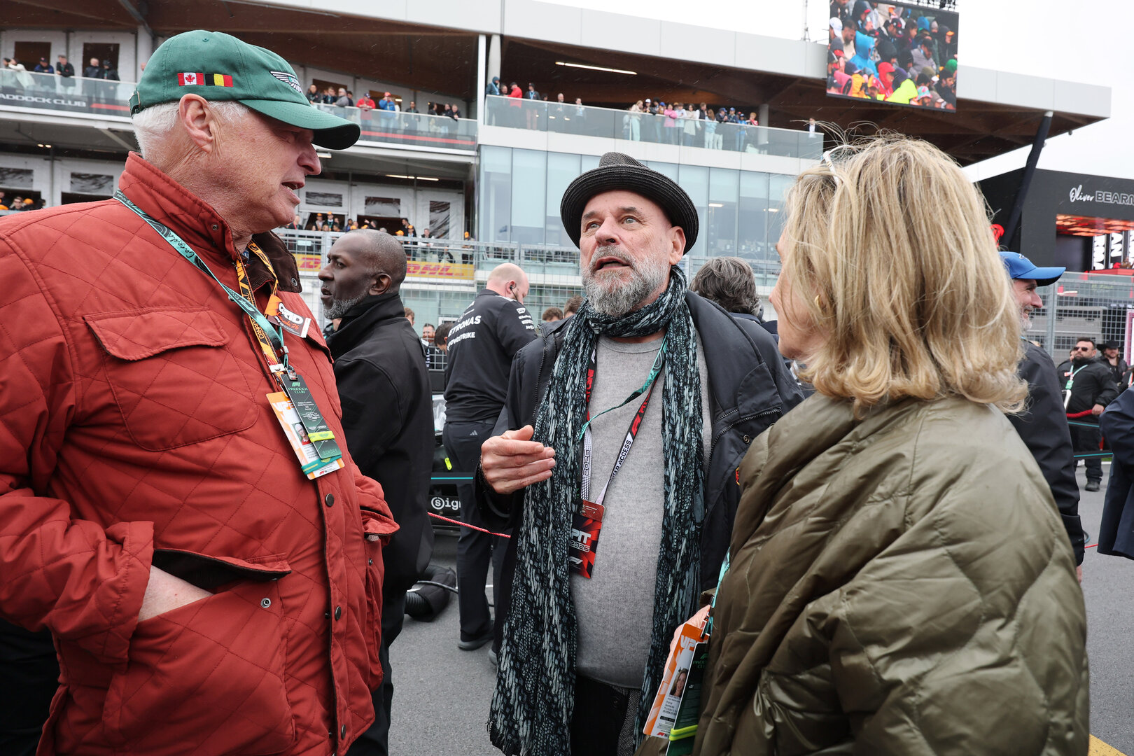GP CANADA, Guy Laliberte (CDN) Cirque du Soleil Co-Founder (Centre) on the grid.
24.05.2026. Formula 1 World Championship, Rd 5, Canadian Grand Prix, Montreal, Canada, Gara Day.
- www.xpbimages.com, EMail: requests@xpbimages.com © Copyright: Moy / XPB Images