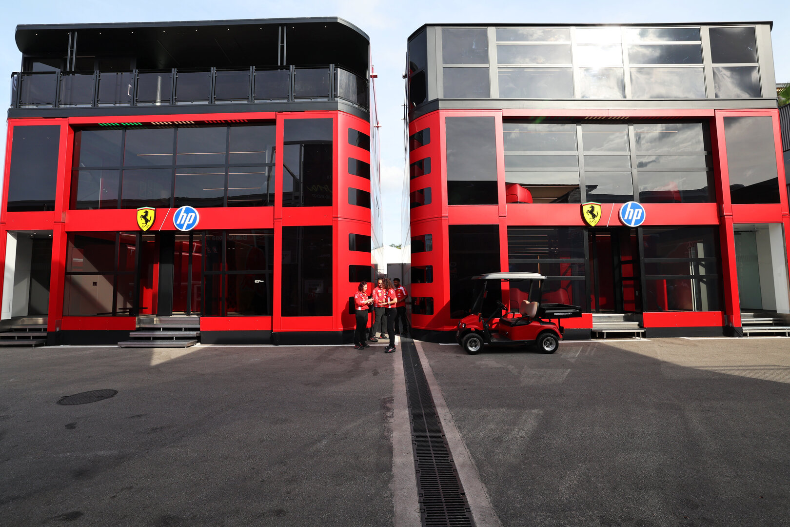 GP CATALUNYA, Ferrari motorhomes.
11.06.2026. Formula 1 World Championship, Rd 7, Barcelona-Catalunya Grand Prix, Barcelona, Spain, Preparation Day.
- www.xpbimages.com, EMail: requests@xpbimages.com © Copyright: Rew / XPB Images