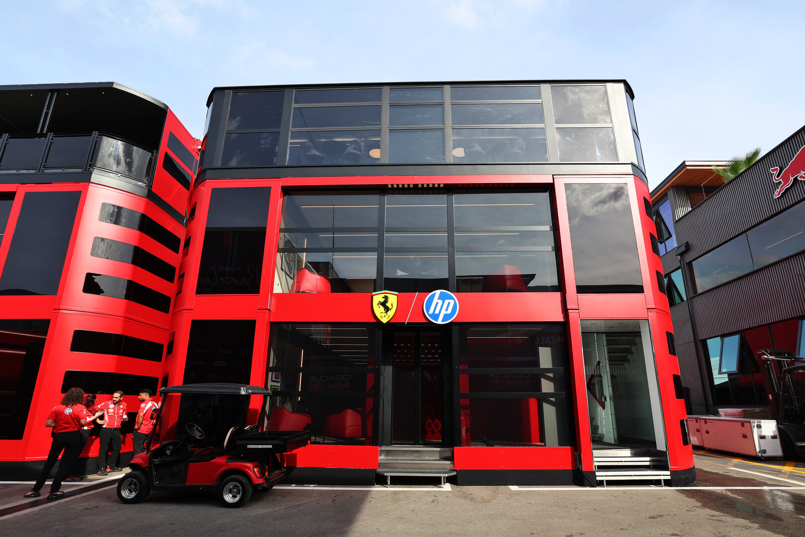 GP CATALUNYA, Ferrari motorhome.
11.06.2026. Formula 1 World Championship, Rd 7, Barcelona-Catalunya Grand Prix, Barcelona, Spain, Preparation Day.
- www.xpbimages.com, EMail: requests@xpbimages.com © Copyright: Rew / XPB Images