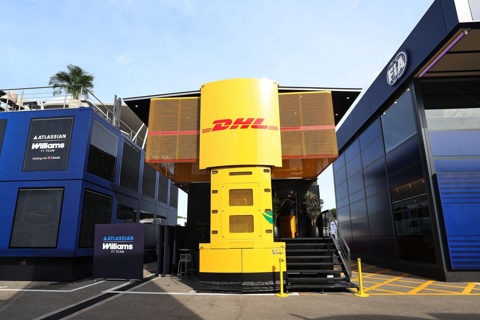 GP CATALUNYA, DHL motorhome.
11.06.2026. Formula 1 World Championship, Rd 7, Barcelona-Catalunya Grand Prix, Barcelona, Spain, Preparation Day.
- www.xpbimages.com, EMail: requests@xpbimages.com © Copyright: Rew / XPB Images