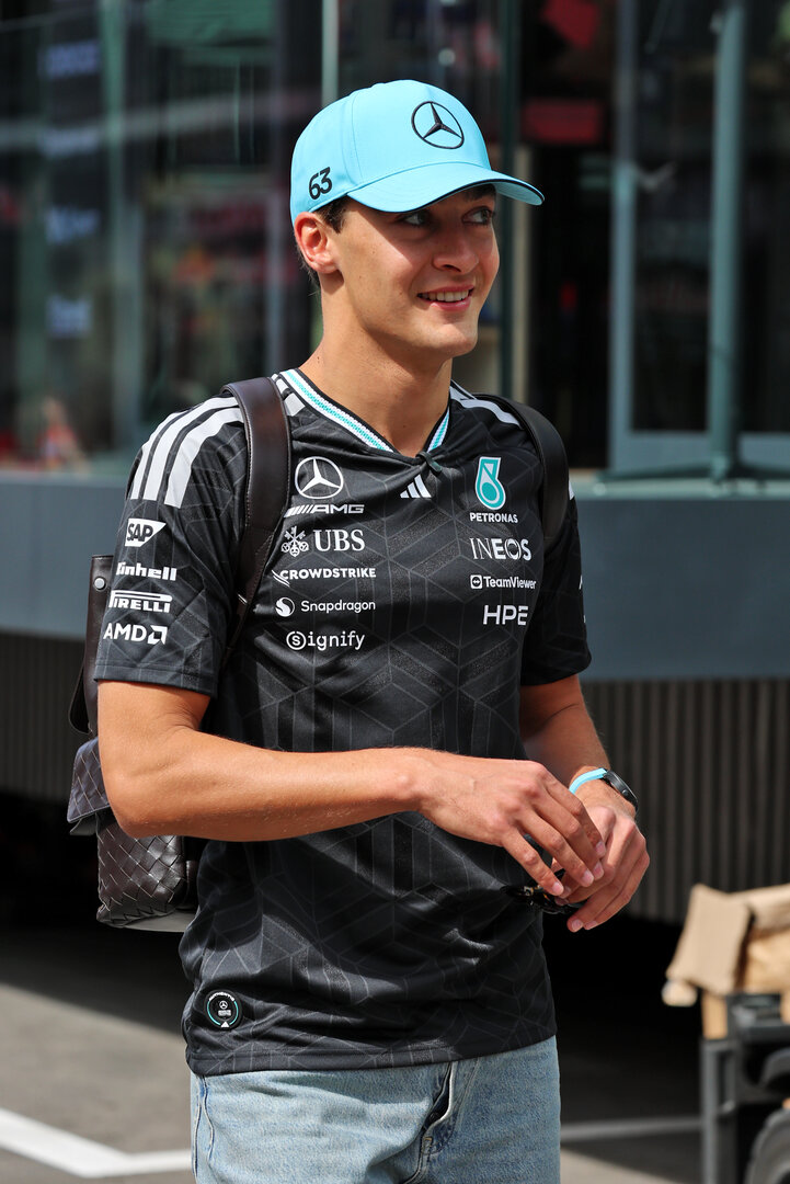 GP CATALUNYA, George Russell (GBR) Mercedes AMG Formula One Team.
11.06.2026. Formula 1 World Championship, Rd 7, Barcelona-Catalunya Grand Prix, Barcelona, Spain, Preparation Day.
- www.xpbimages.com, EMail: requests@xpbimages.com © Copyright: Batchelor / XPB Images