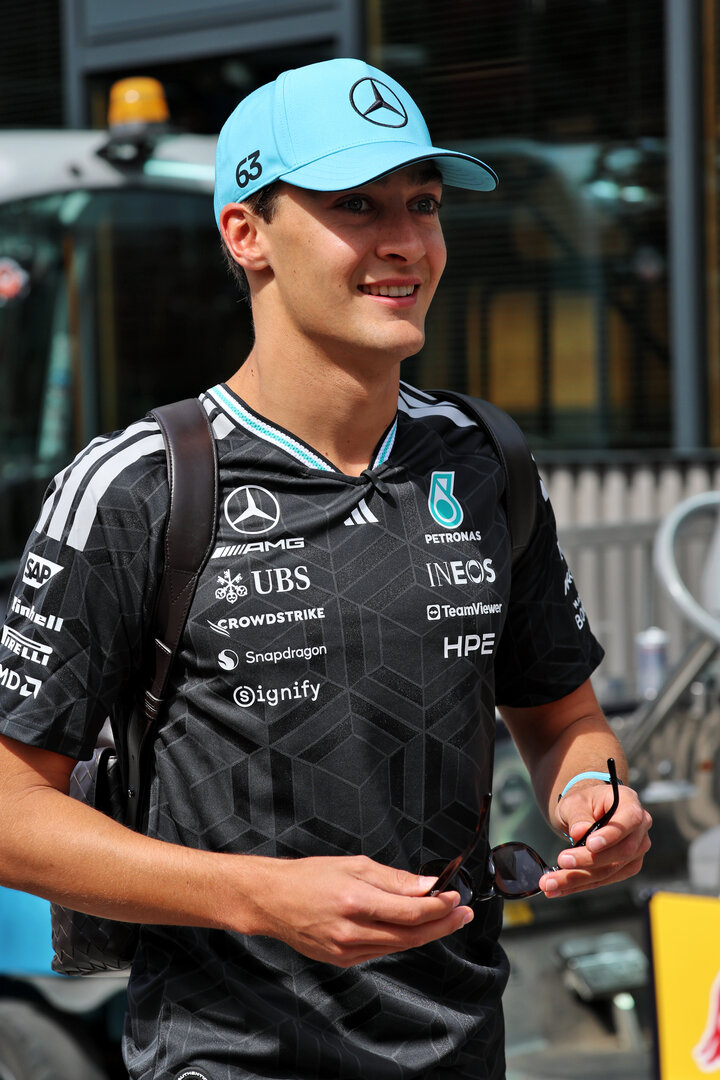GP CATALUNYA, George Russell (GBR) Mercedes AMG Formula One Team.
11.06.2026. Formula 1 World Championship, Rd 7, Barcelona-Catalunya Grand Prix, Barcelona, Spain, Preparation Day.
- www.xpbimages.com, EMail: requests@xpbimages.com © Copyright: Batchelor / XPB Images