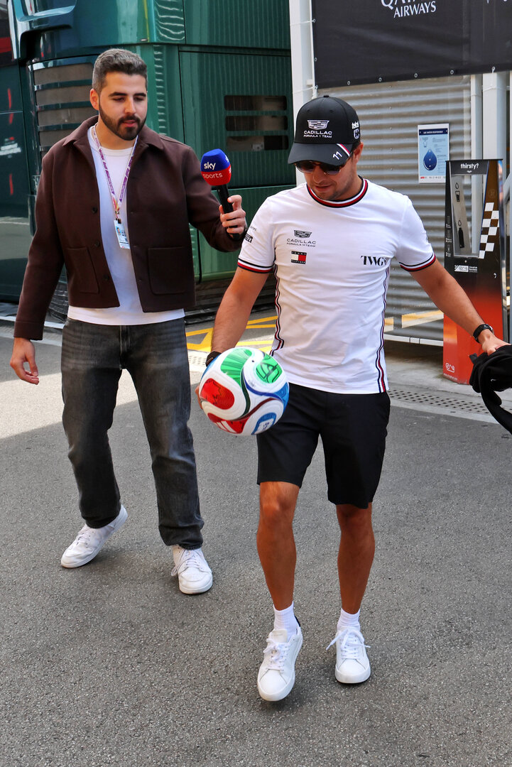 GP CATALUNYA, Sergio Perez (MEX) Cadillac Formula 1 Team.
11.06.2026. Formula 1 World Championship, Rd 7, Barcelona-Catalunya Grand Prix, Barcelona, Spain, Preparation Day.
- www.xpbimages.com, EMail: requests@xpbimages.com © Copyright: Batchelor / XPB Images