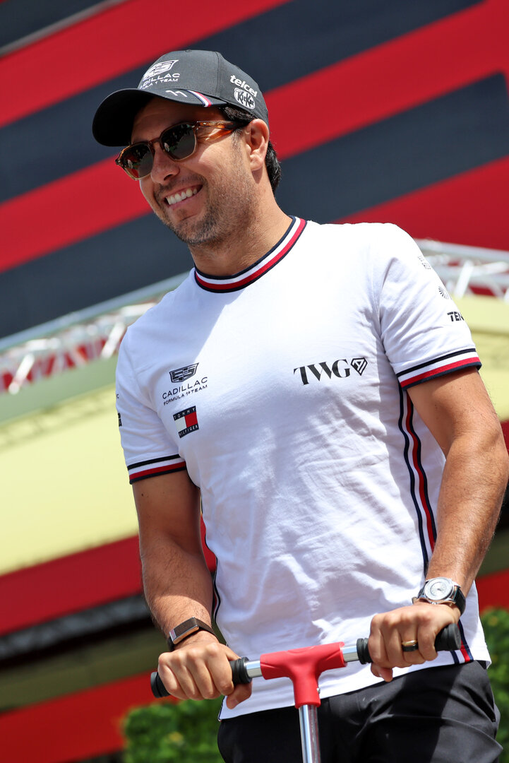 GP CATALUNYA, Sergio Perez (MEX) Cadillac Formula 1 Team.
11.06.2026. Formula 1 World Championship, Rd 7, Barcelona-Catalunya Grand Prix, Barcelona, Spain, Preparation Day.
- www.xpbimages.com, EMail: requests@xpbimages.com © Copyright: Rew / XPB Images