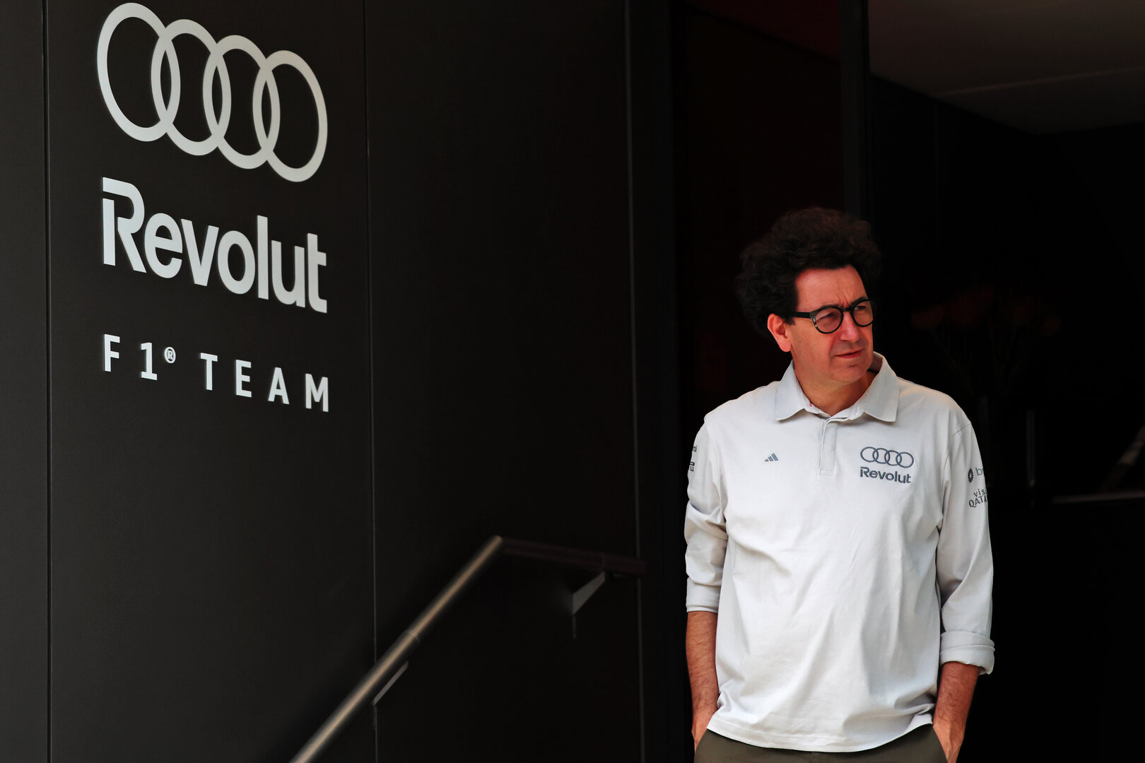 GP CATALUNYA, Mattia Binotto (ITA) Audi F1 Team Motorsport Chief Operating e Chief Technical Officer.
11.06.2026. Formula 1 World Championship, Rd 7, Barcelona-Catalunya Grand Prix, Barcelona, Spain, Preparation Day.
- www.xpbimages.com, EMail: requests@xpbimages.com © Copyright: Rew / XPB Images