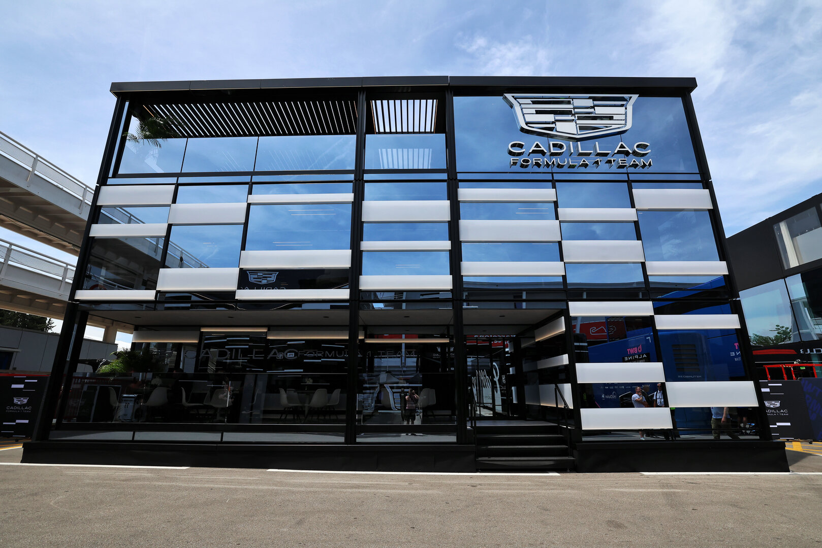 GP CATALUNYA, Cadillac Formula 1 Team motorhome.
11.06.2026. Formula 1 World Championship, Rd 7, Barcelona-Catalunya Grand Prix, Barcelona, Spain, Preparation Day.
- www.xpbimages.com, EMail: requests@xpbimages.com © Copyright: Rew / XPB Images