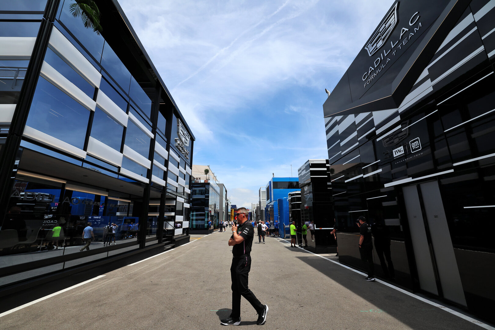 GP CATALUNYA, Cadillac Formula 1 Team motorhome.
11.06.2026. Formula 1 World Championship, Rd 7, Barcelona-Catalunya Grand Prix, Barcelona, Spain, Preparation Day.
- www.xpbimages.com, EMail: requests@xpbimages.com © Copyright: Rew / XPB Images