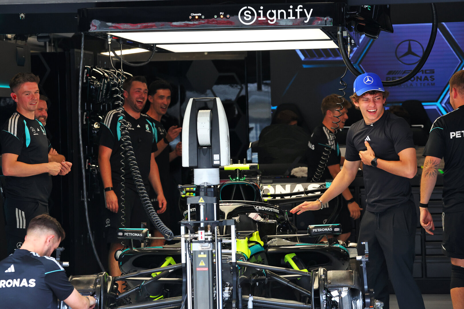 GP CATALUNYA, Andrea Kimi Antonelli (ITA) Mercedes AMG Formula One Team.
11.06.2026. Formula 1 World Championship, Rd 7, Barcelona-Catalunya Grand Prix, Barcelona, Spain, Preparation Day.
 - www.xpbimages.com, EMail: requests@xpbimages.com © Copyright: Patching / XPB Images