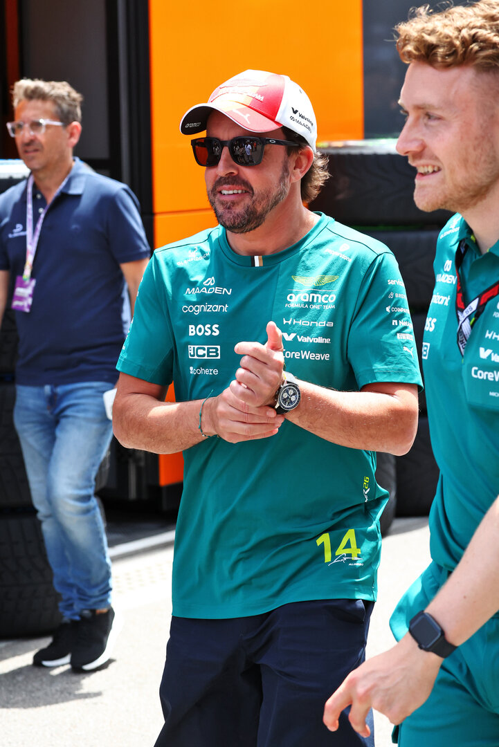 GP CATALUNYA, Fernando Alonso (ESP) Aston Martin F1 Team.
11.06.2026. Formula 1 World Championship, Rd 7, Barcelona-Catalunya Grand Prix, Barcelona, Spain, Preparation Day.
 - www.xpbimages.com, EMail: requests@xpbimages.com © Copyright: Patching / XPB Images