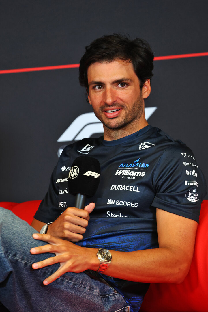 GP CATALUNYA, Carlos Sainz (ESP) Williams F1 Team in the FIA Press Conference.
11.06.2026. Formula 1 World Championship, Rd 7, Barcelona-Catalunya Grand Prix, Barcelona, Spain, Preparation Day.
- www.xpbimages.com, EMail: requests@xpbimages.com © Copyright: Bearne / XPB Images
