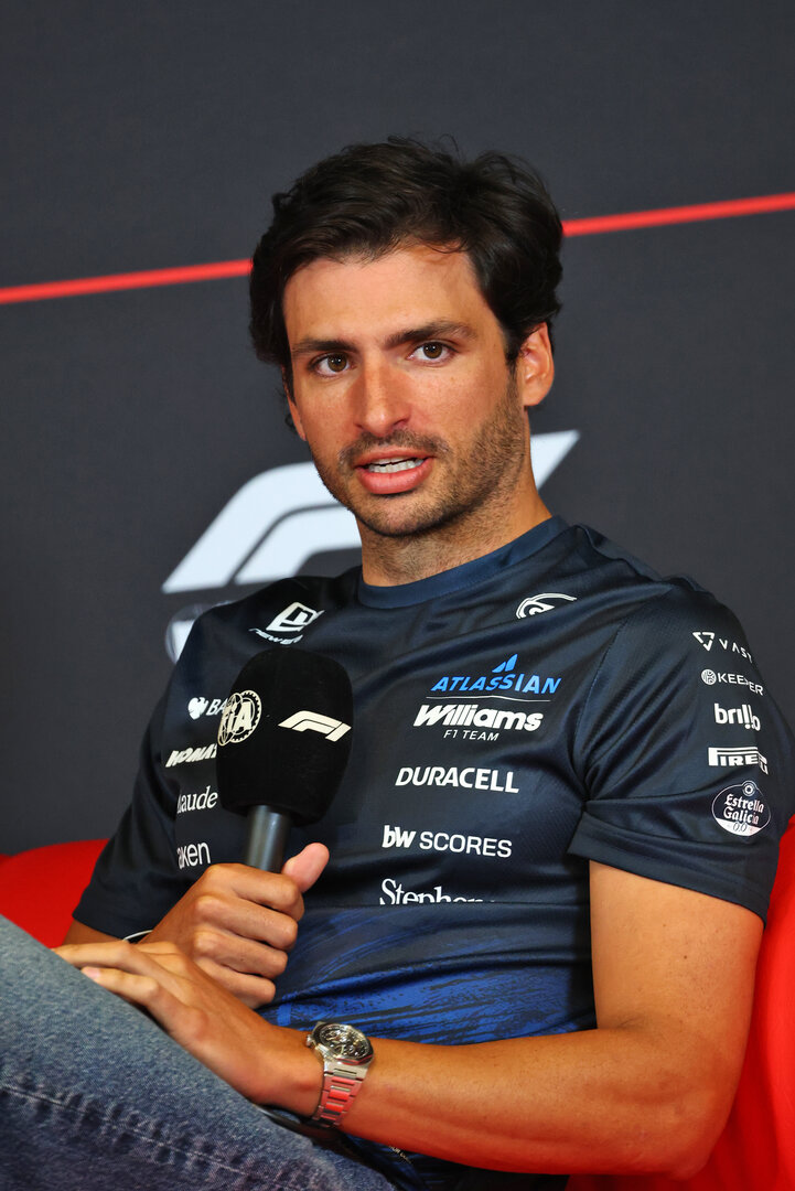 GP CATALUNYA, Carlos Sainz (ESP) Williams F1 Team in the FIA Press Conference.
11.06.2026. Formula 1 World Championship, Rd 7, Barcelona-Catalunya Grand Prix, Barcelona, Spain, Preparation Day.
- www.xpbimages.com, EMail: requests@xpbimages.com © Copyright: Bearne / XPB Images