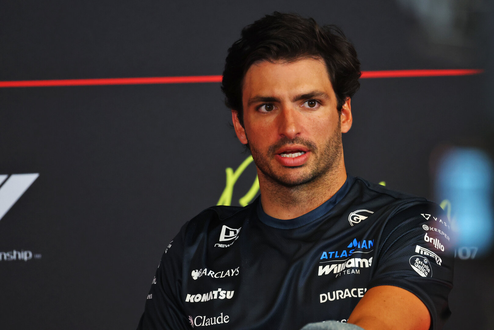 GP CATALUNYA, Carlos Sainz (ESP) Williams F1 Team in the FIA Press Conference.
11.06.2026. Formula 1 World Championship, Rd 7, Barcelona-Catalunya Grand Prix, Barcelona, Spain, Preparation Day.
- www.xpbimages.com, EMail: requests@xpbimages.com © Copyright: Bearne / XPB Images