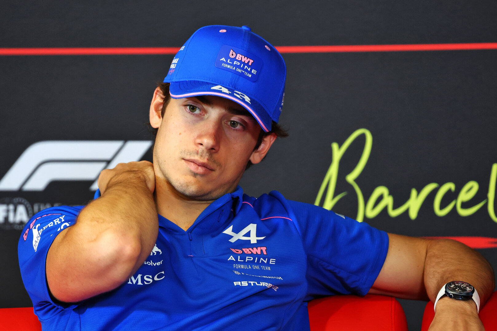 GP CATALUNYA, Franco Colapinto (ARG) Alpine F1 Team in the FIA Press Conference.
11.06.2026. Formula 1 World Championship, Rd 7, Barcelona-Catalunya Grand Prix, Barcelona, Spain, Preparation Day.
- www.xpbimages.com, EMail: requests@xpbimages.com © Copyright: Bearne / XPB Images