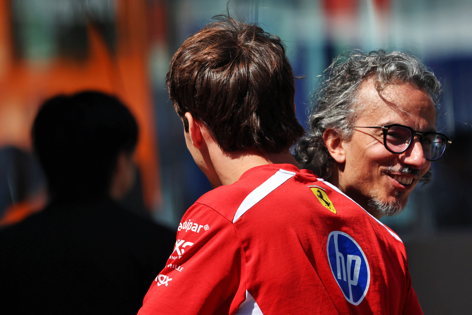 GP CATALUNYA, Laurent Mekies (FRA) Red Bull Racing Team Principal e CEO with Charles Leclerc (MON) Ferrari.
11.06.2026. Formula 1 World Championship, Rd 7, Barcelona-Catalunya Grand Prix, Barcelona, Spain, Preparation Day.
- www.xpbimages.com, EMail: requests@xpbimages.com © Copyright: Rew / XPB Images