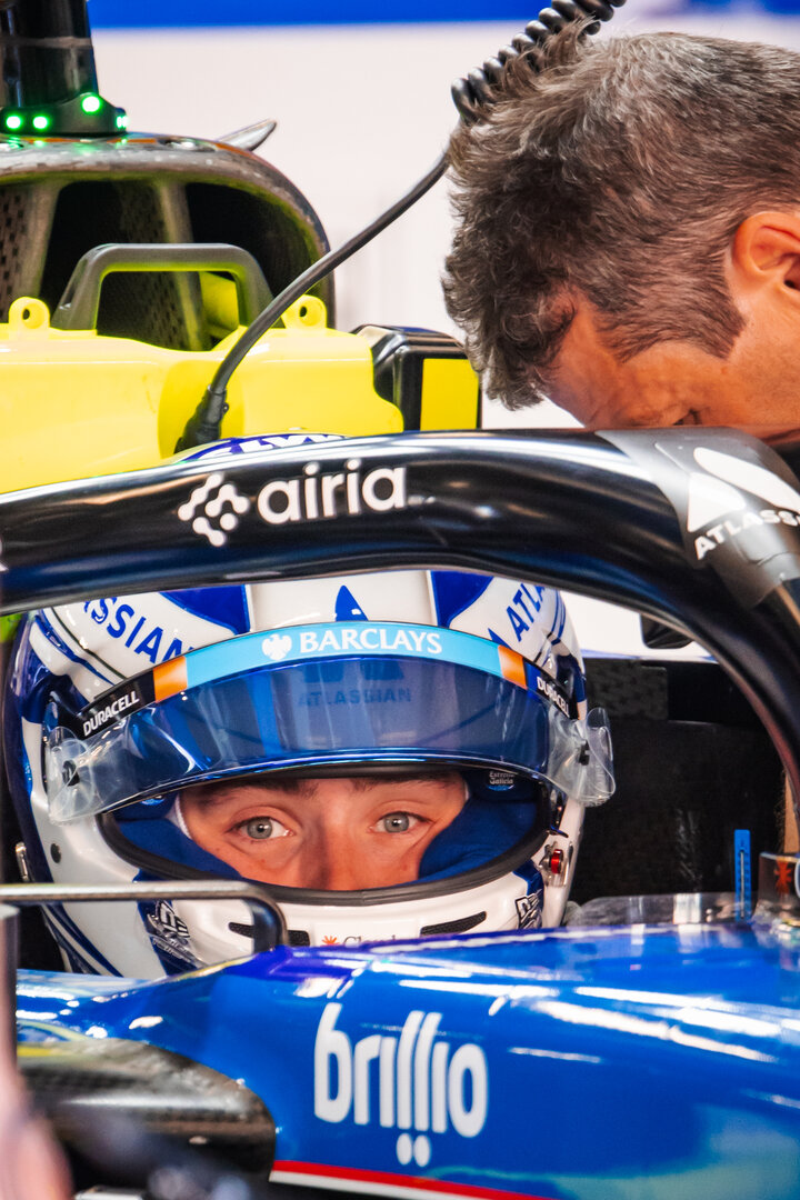 GP CATALUNYA, Luke Browning (GBR) Williams F1 Team FW48 Reserve Driver.
11.06.2026. Formula 1 World Championship, Rd 7, Barcelona-Catalunya Grand Prix, Barcelona, Spain, Preparation Day.
- www.xpbimages.com, EMail: requests@xpbimages.com © Copyright: Bearne / XPB Images